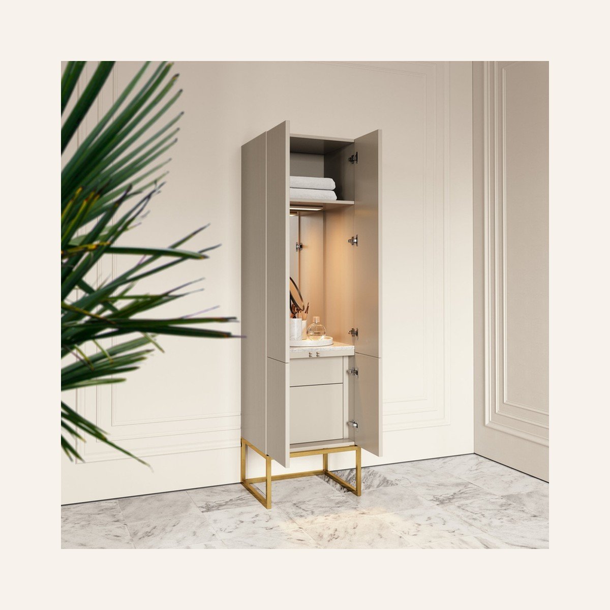 Floor Mounted Storage Cabinet