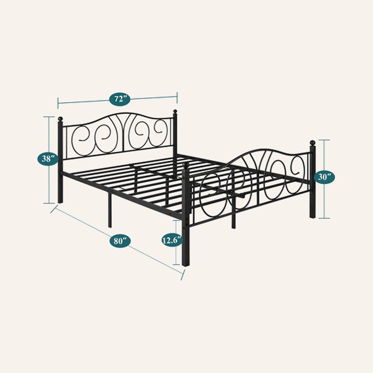 Utkalinga Metal Bed 5