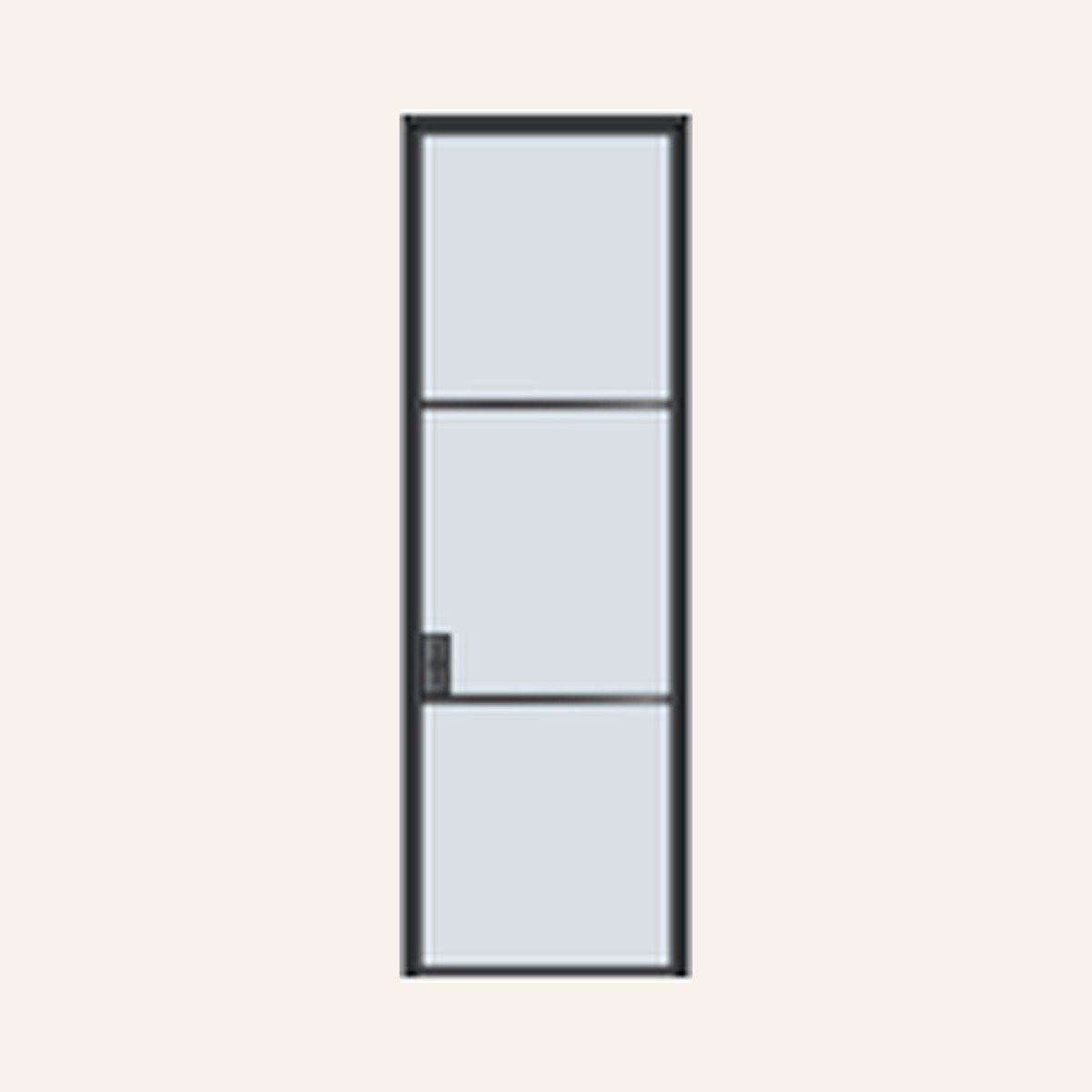 Metal Glass Door – Single