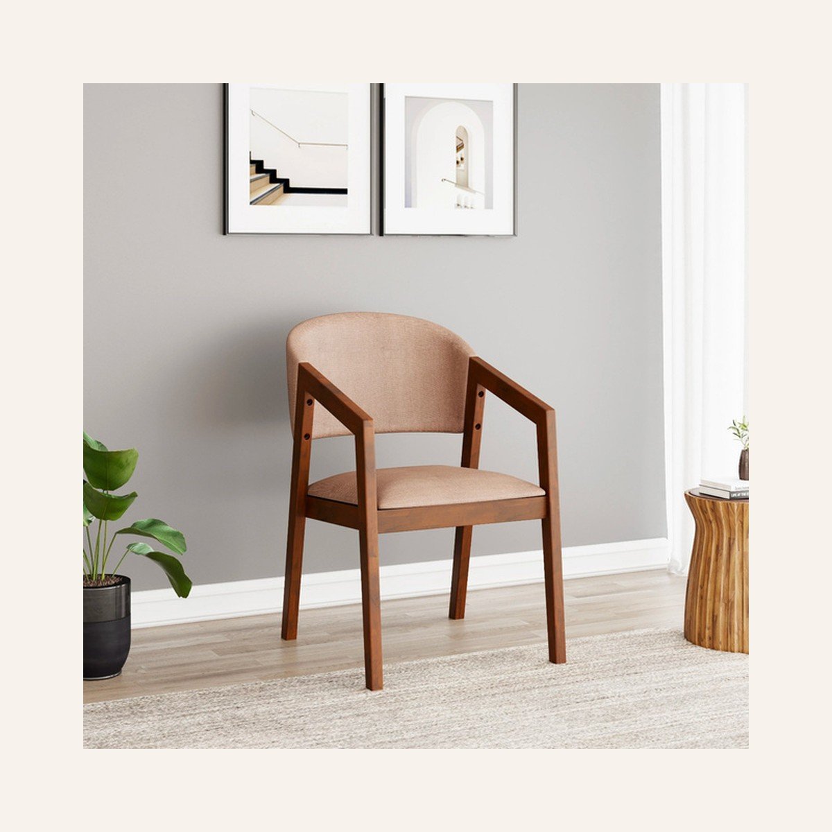 Wood-Frame Armchair