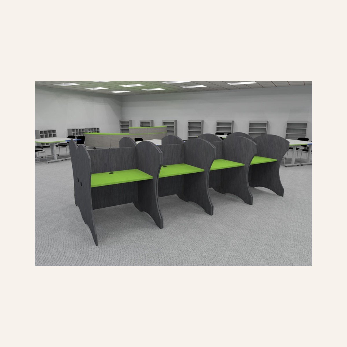 Library Study Carrels